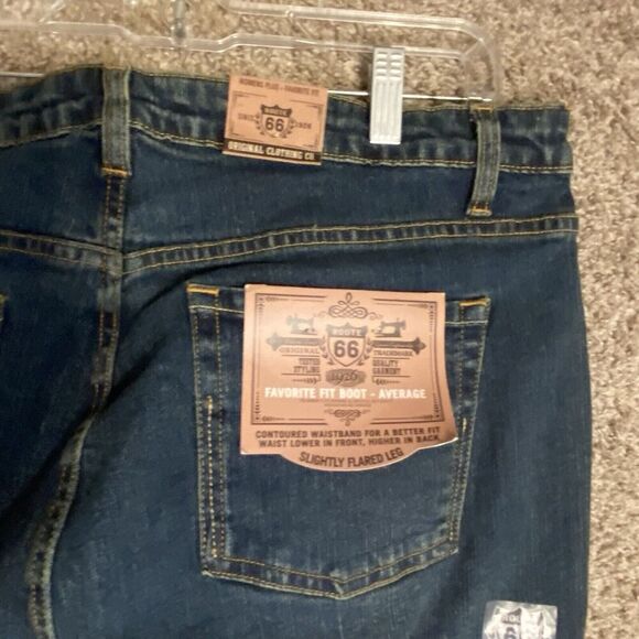 Route 66 Denim  Woman’s 20 W Plus Slightly flared Leg Dark Wash - Picture 5 of 6